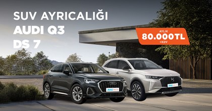 SUV AyrıcalığI AUDI Q3 DS 7